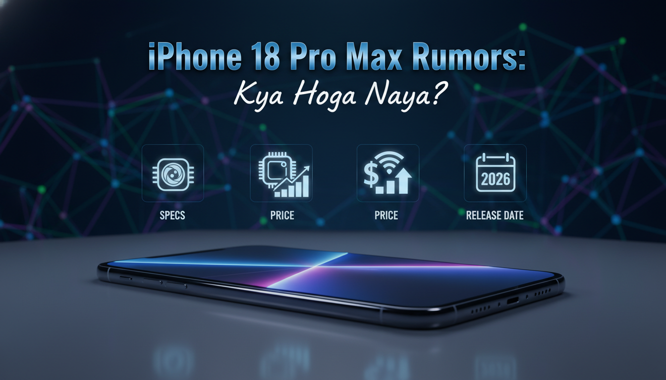 iPhone 18 Pro Max Rumors: Kya Hoga Naya? Specs, Price, aur Release Date