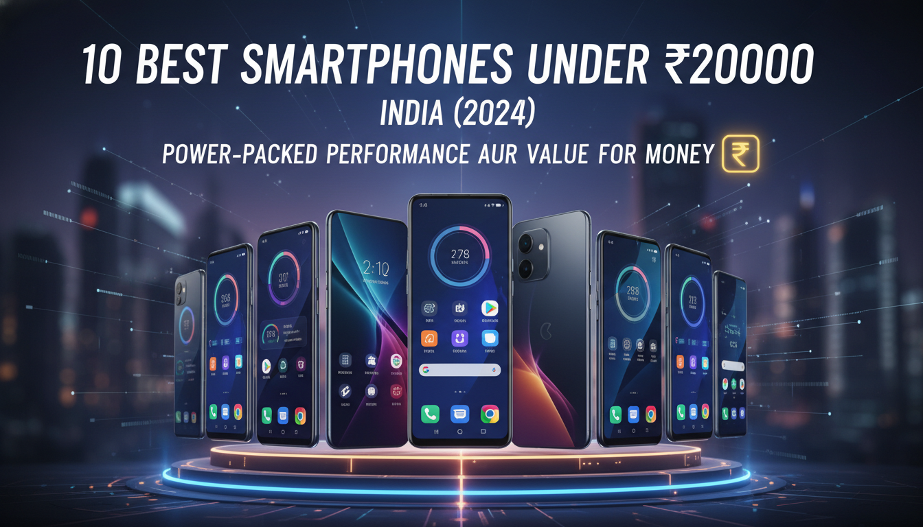 10 Best Smartphones Under 20000 in India (2024): Power-Packed Performance aur Value for Money