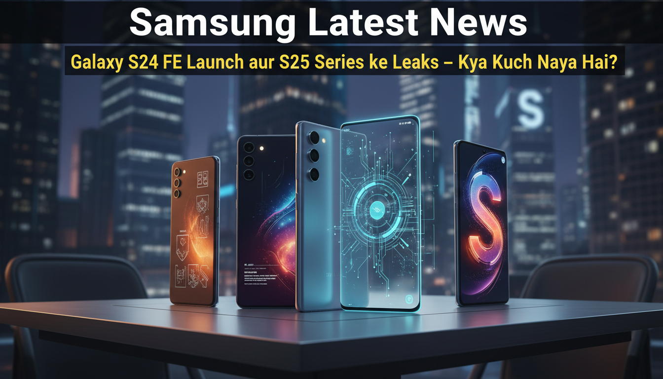 Samsung Latest News: Galaxy S24 FE Launch aur S25 Series ke Leaks - Kya Kuch Naya Hai?