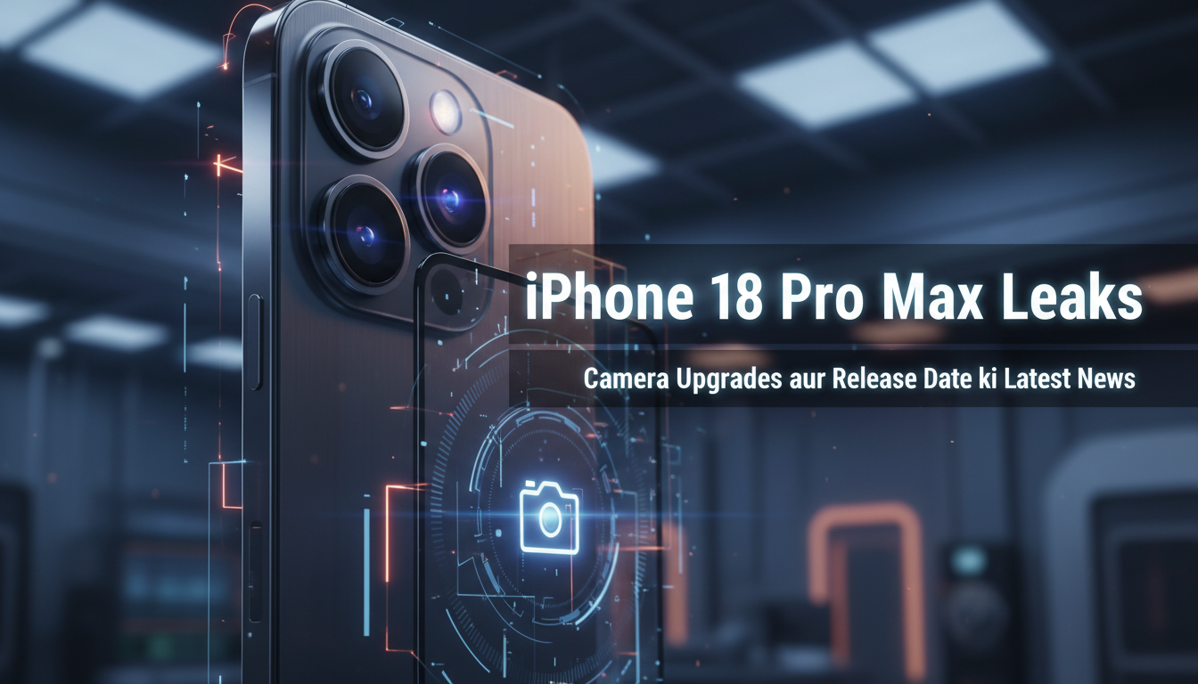 iPhone 18 Pro Max Leaks: Camera Upgrades aur Release Date ki Latest News
