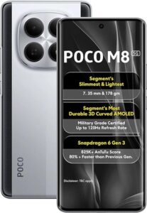 Poco M8 5G Frost Silver Review: 8GB RAM aur 128GB Storage wala Best Budget 5G Phone?
